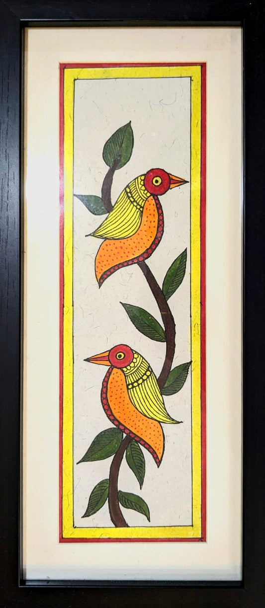 Traditional Indian Folk Art - Madhubani Paintings - 4 - RANK NEVER RETIRES